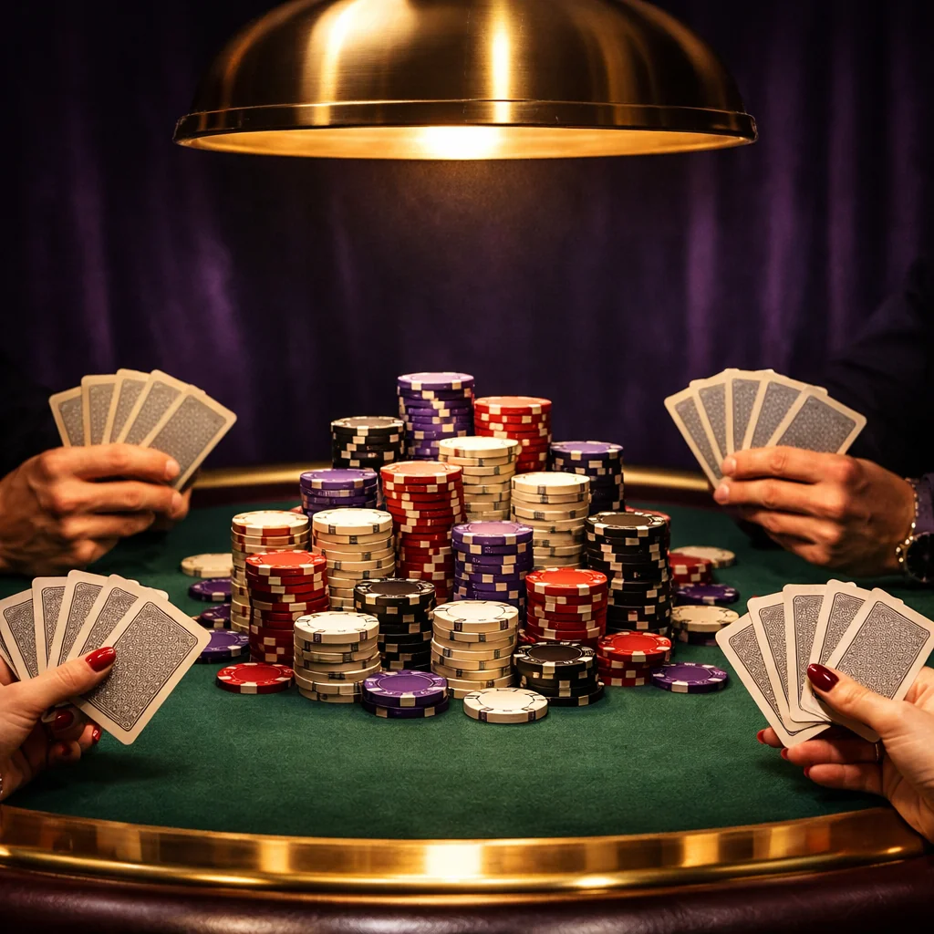 Elegante blackjack tafels met professionele dealers
